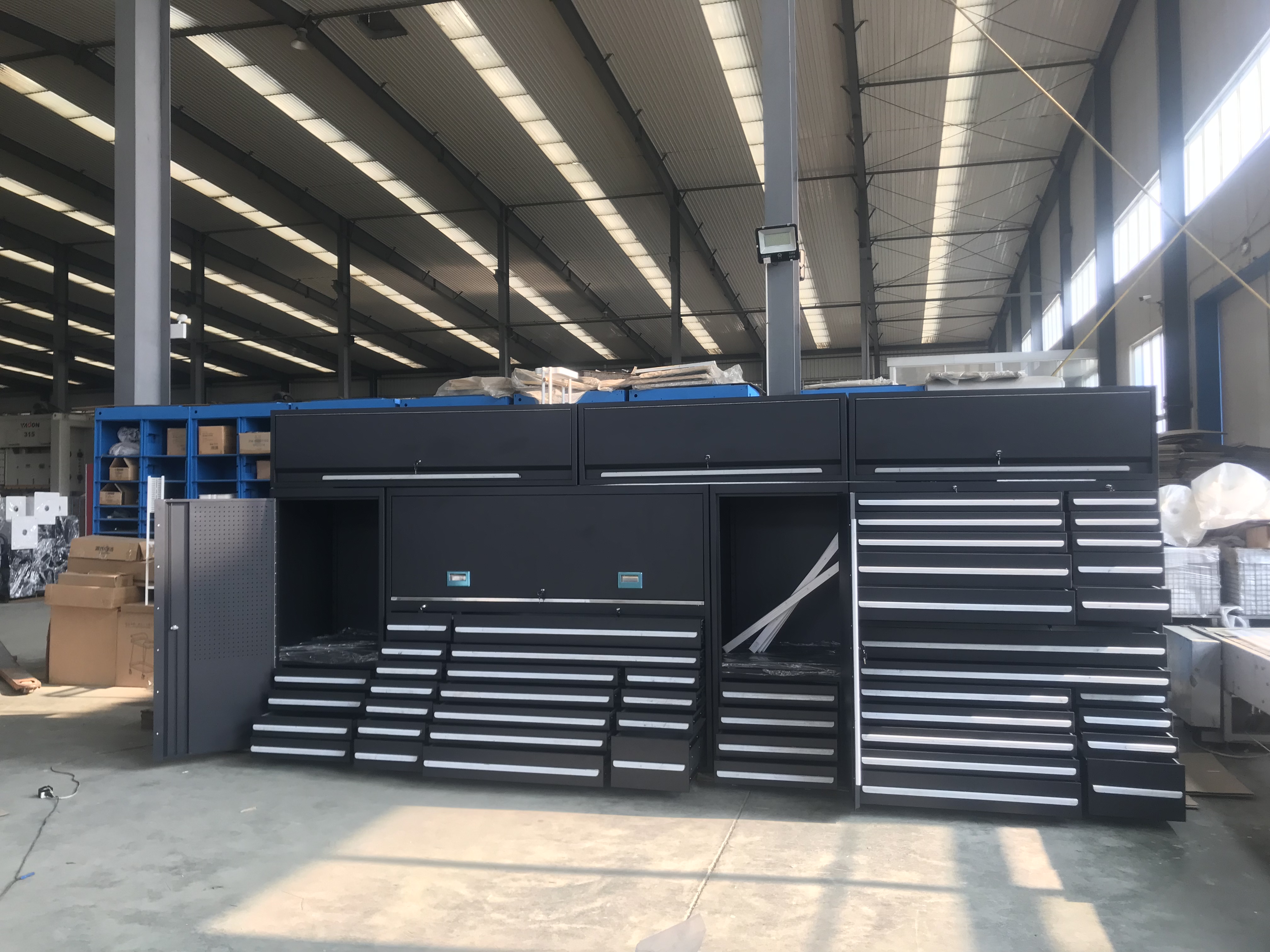 Armário de ferramentas de garagem de metal resistente