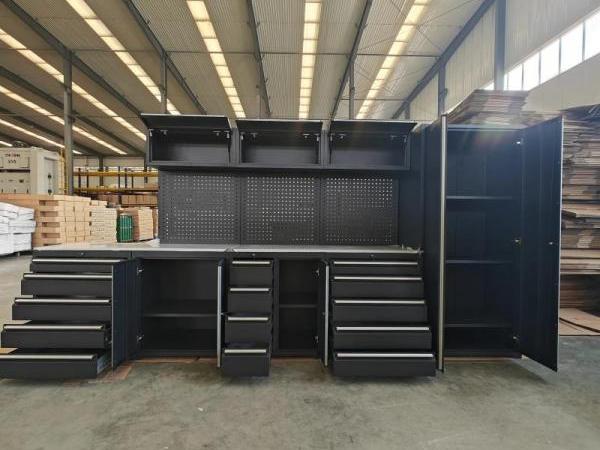 Combinação galvanizada de armários de garagem