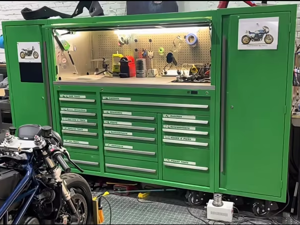Armários de garagem de metal de armazenamento pesado