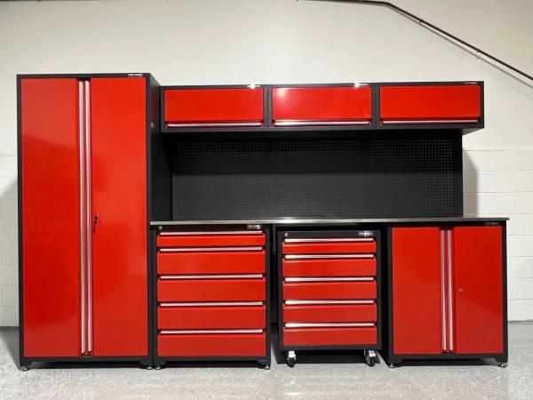 Lançamento de novo produto do Gabinete de combinação de ferramentas vermelhas: design inovador lidera a nova tendência industrial