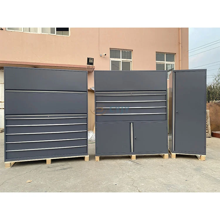 Armários de garagem de metal combinados