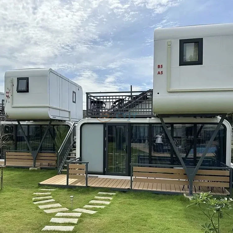 Casa da cápsula pré -fabricada
